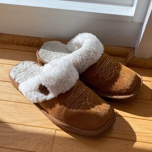 Ariat Brown and White Women's Slippers